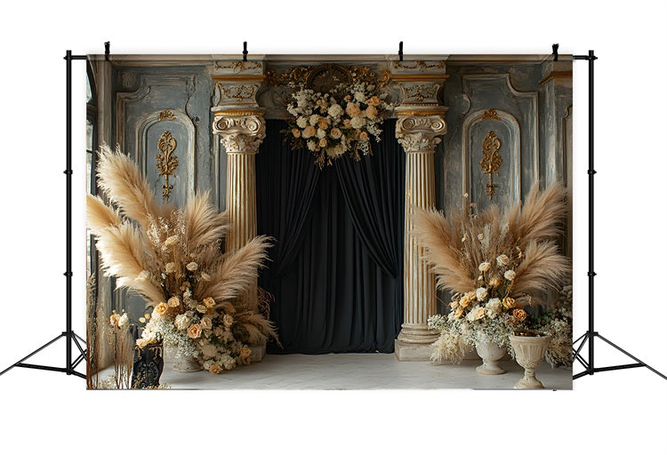 Serene Sands and Blush Tones Boho Backdrop RR8-497