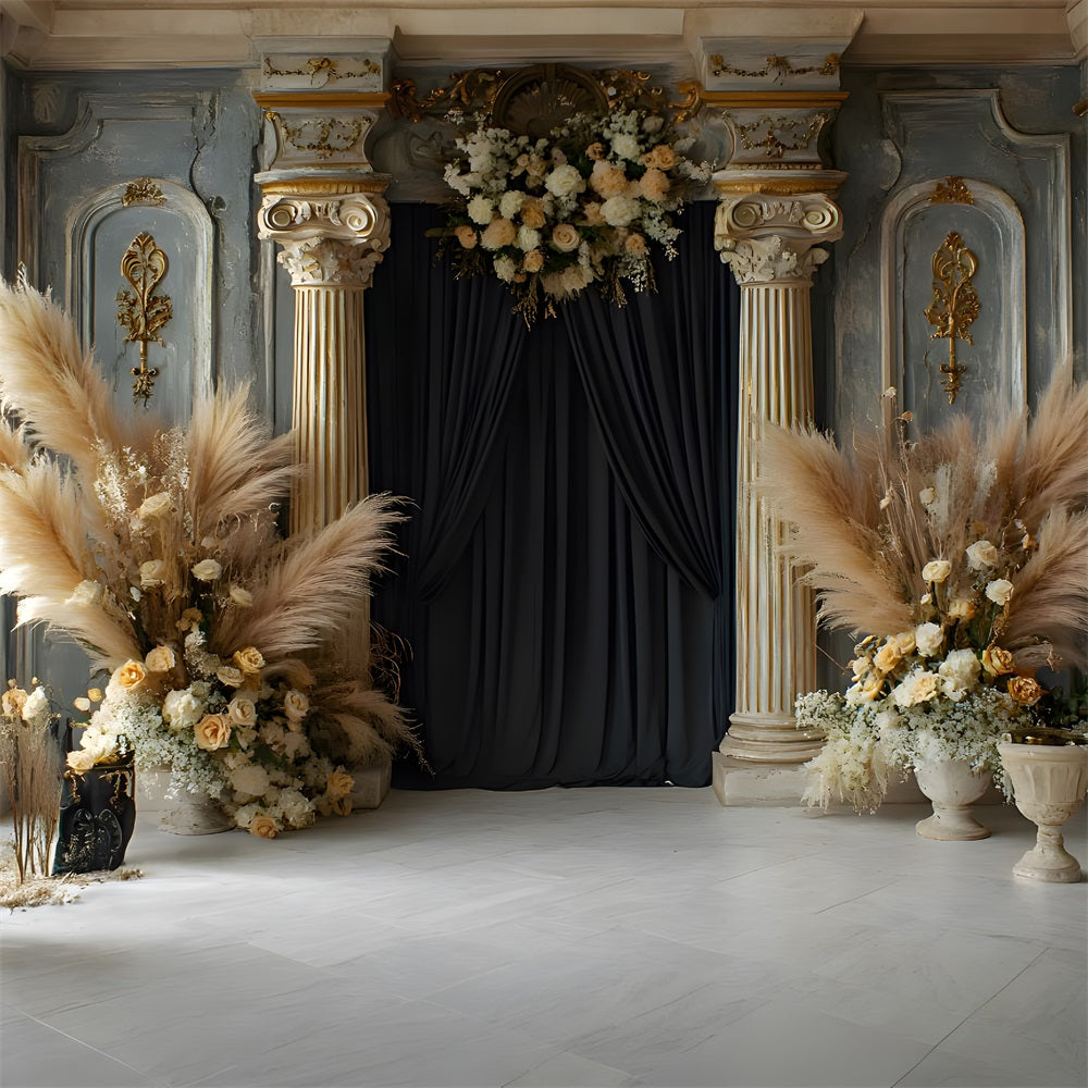 Serene Sands and Blush Tones Boho Backdrop RR8-497