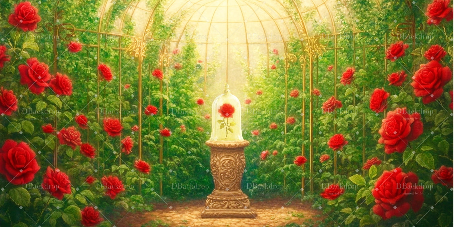 Dance Recital Backdrop Rose Greenhouse Theater Stage Backdrop CSH59-T29