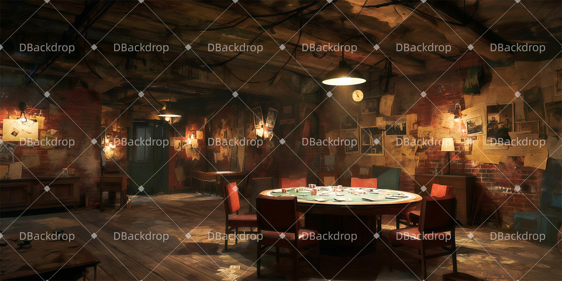 Professional Stage Backdrops Nathan's Office Movie Theater Backdrop TWW511-T78