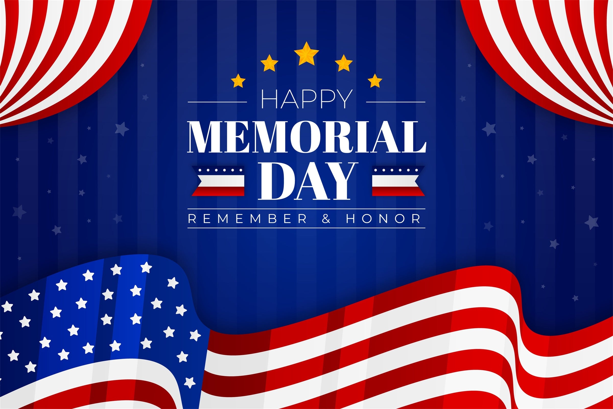 Memorial Backdrop Ideas Elegant Flag Star Backdrop TWW4-29