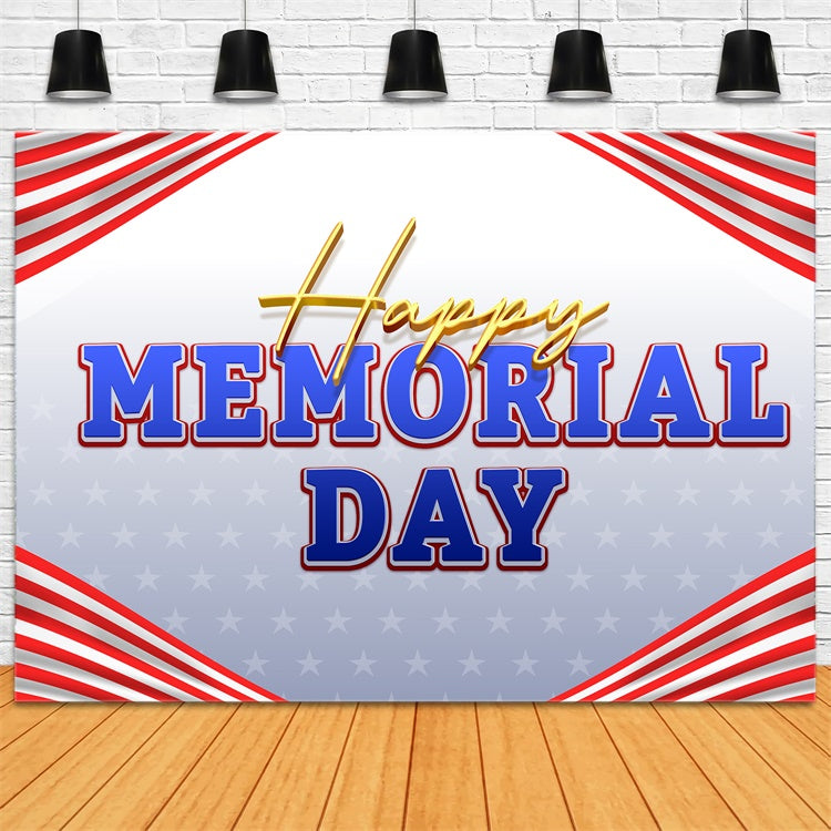 Memorial Backdrop Ideas Stars Stripes Salute Backdrop TWW4-40