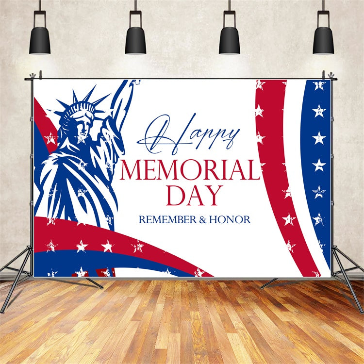 Memorial Backdrops Patriotic Liberty Honor Backdrop TWW4-67