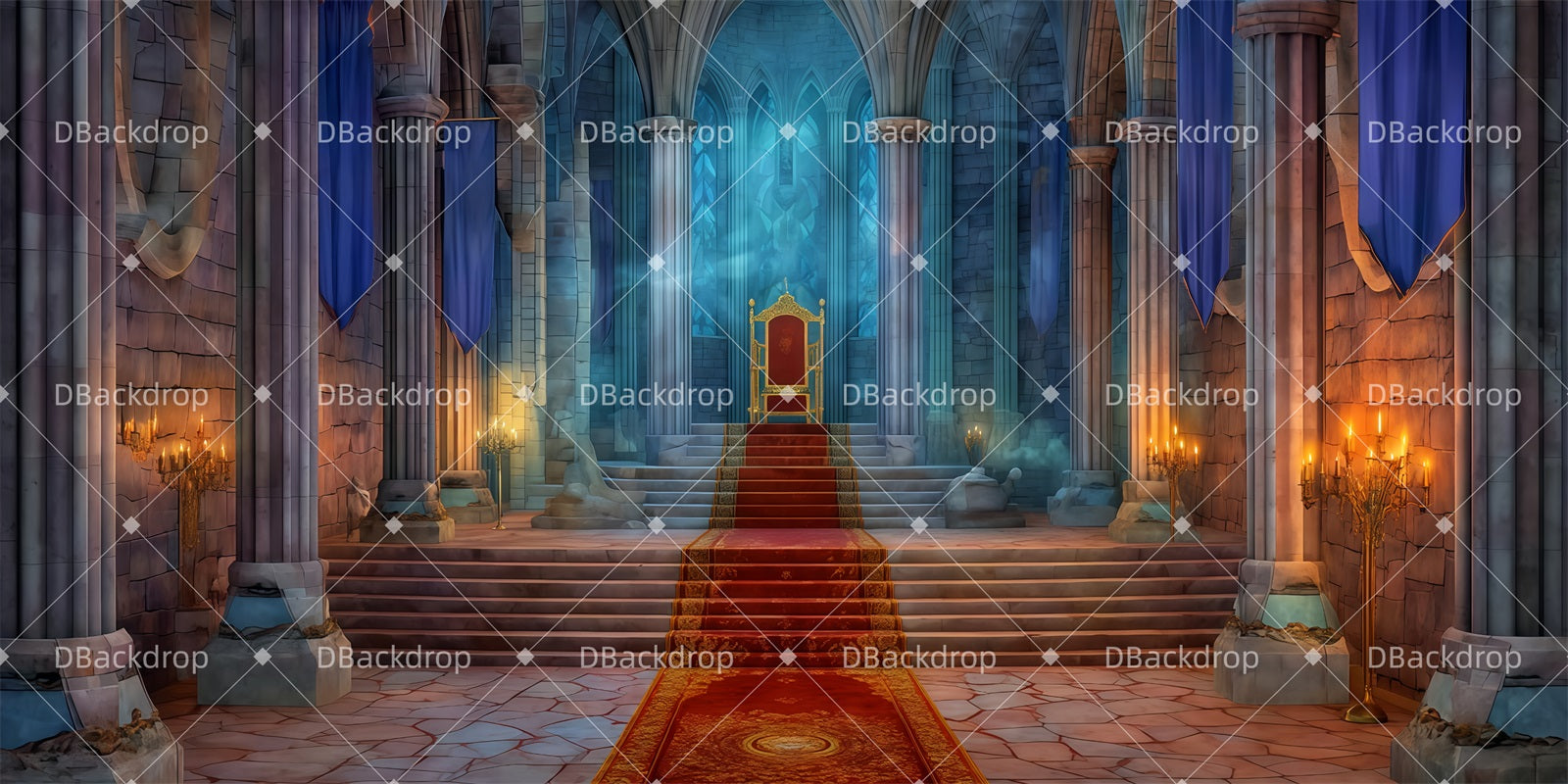Church Stage Backdrops Royal Court Theater Backdrop TWW510-T48