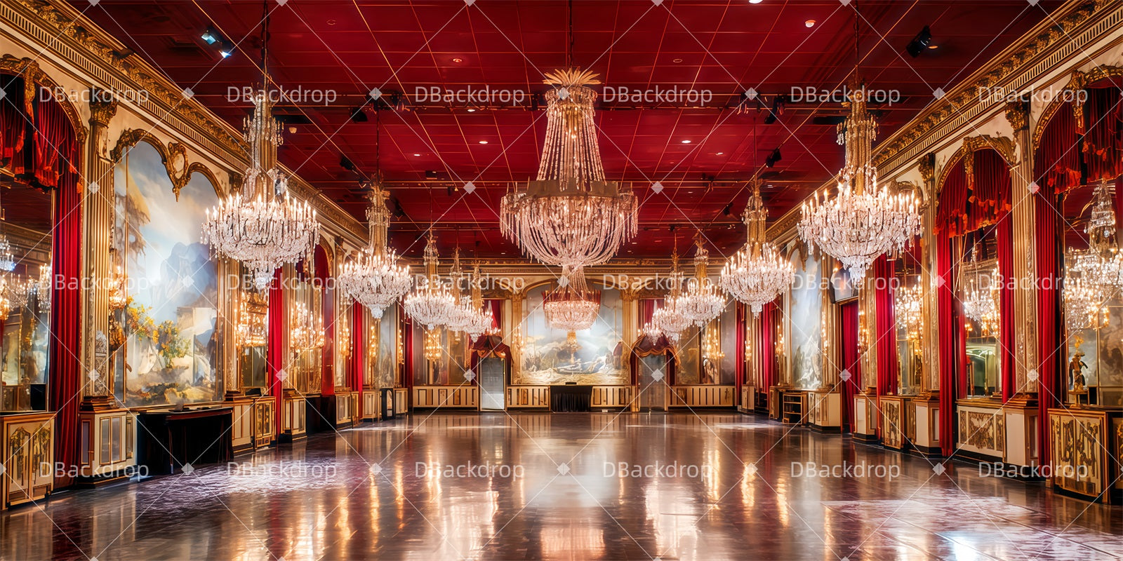 Large Stage Backdrops Ballroom Dance Recital Backdrop TWW511-T15