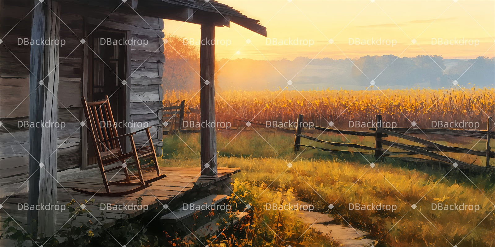 Stage Scenery Backdrops Annie’s Farmhouse Backdrops For Theater TWW511-T17