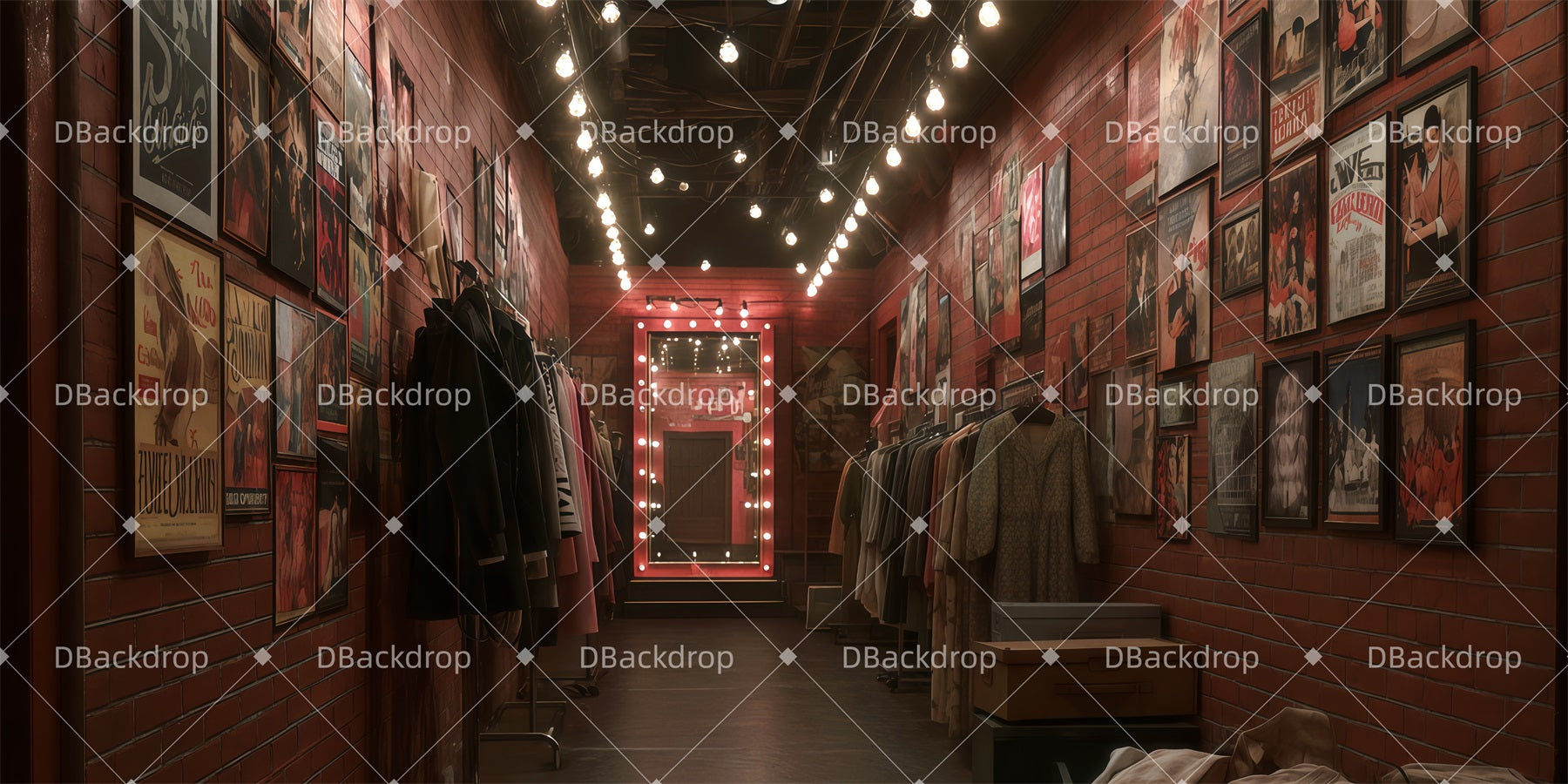 Performance Backdrops Backstage Hallway Broadway Stage Backdrops TWW511-T53