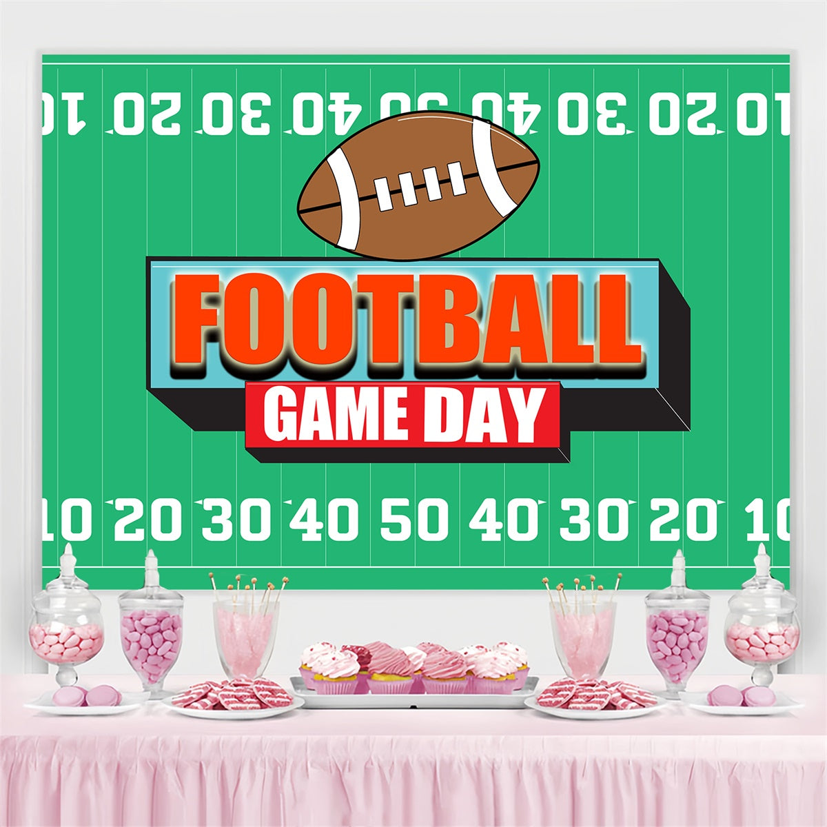Sports Backdrop Retro Game Vibes Sports Event Backdrop TWW6-19