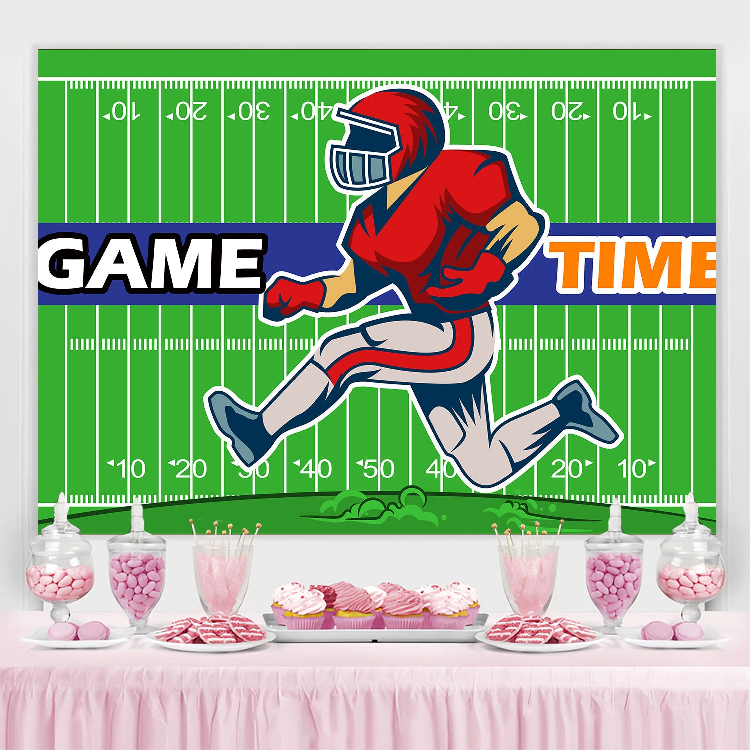 Sports Photo Backdrops Dynamic Football Motion Backdrop TWW6-2