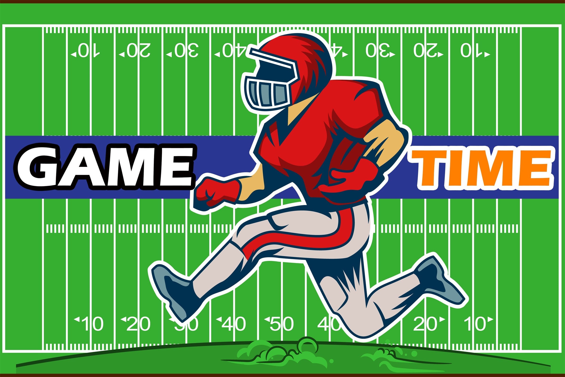 Sports Photo Backdrops Dynamic Football Motion Backdrop TWW6-2