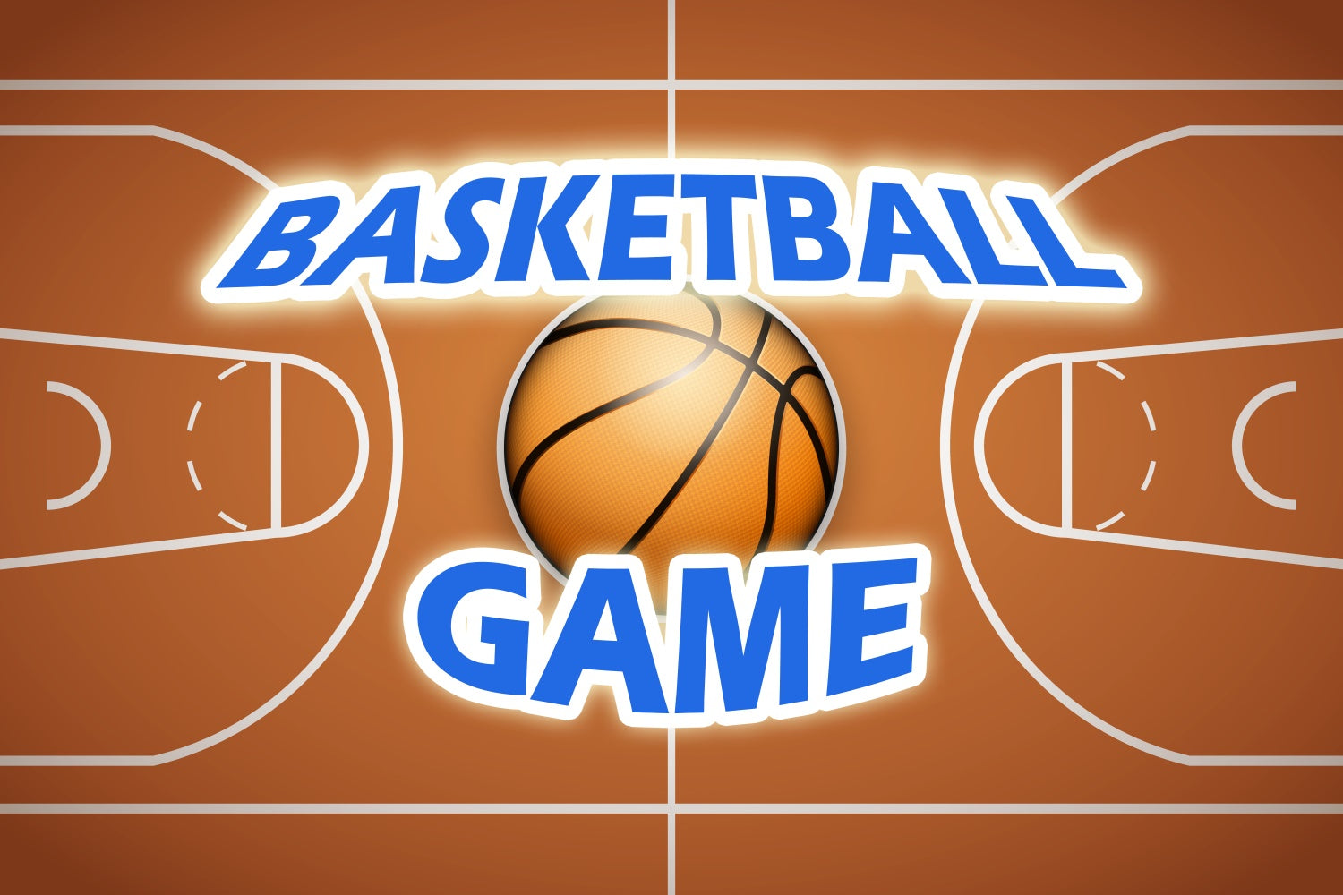 Basketball Photo Backdrop Basketball Game Sports Event Backdrop TWW6-7