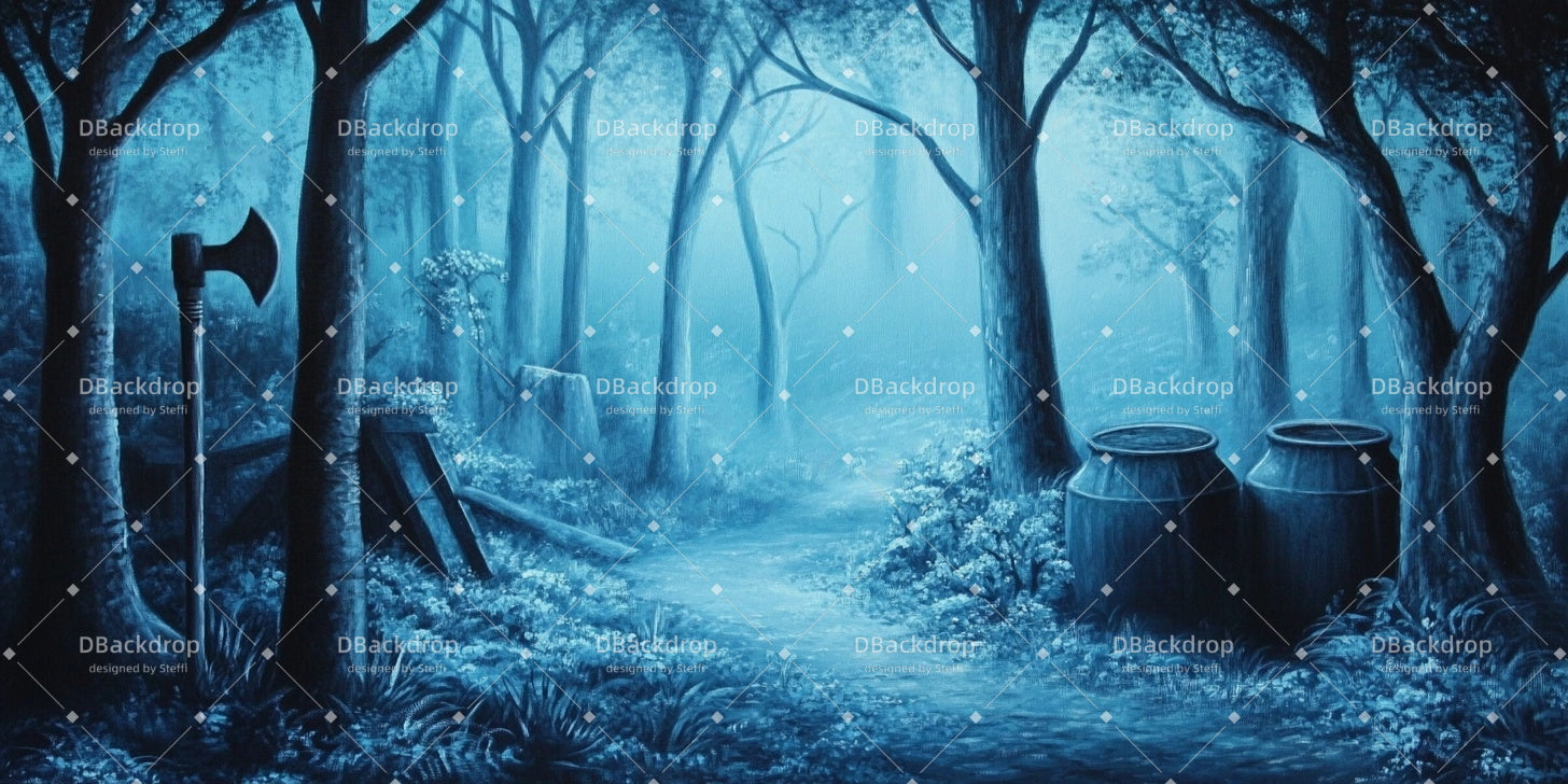 Church Stage Backdrops Tinman Forest Theater Backdrop CSH59-T96