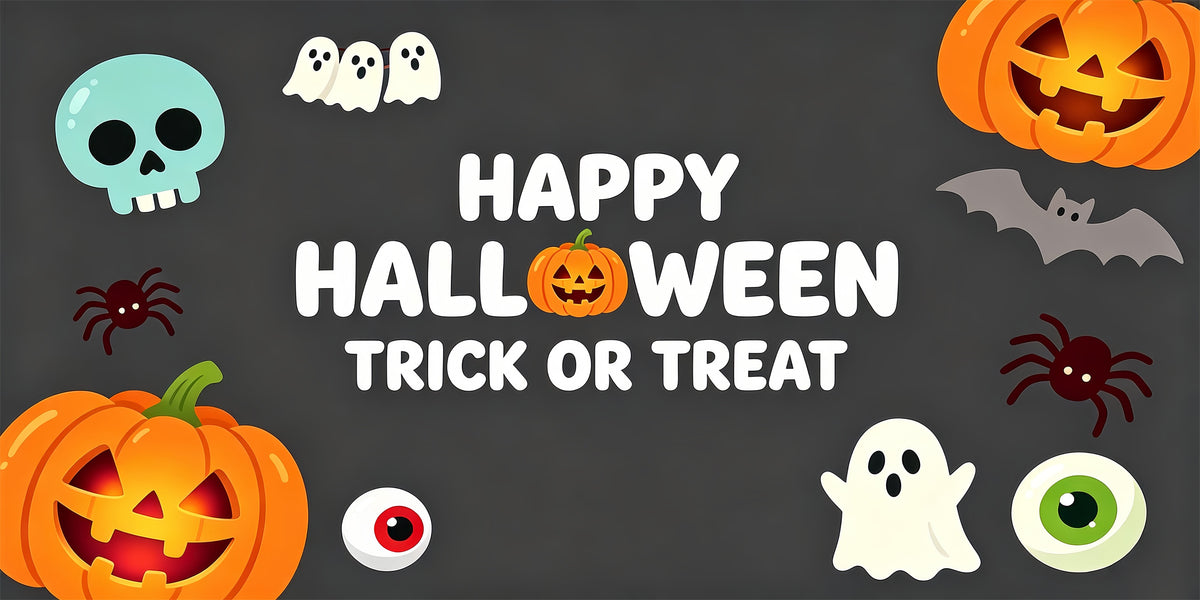 Cute Halloween Garage Door Decor Cartoon Pumpkin Ghosts Halloween Garage Door Poster ZTT68-7-2 car