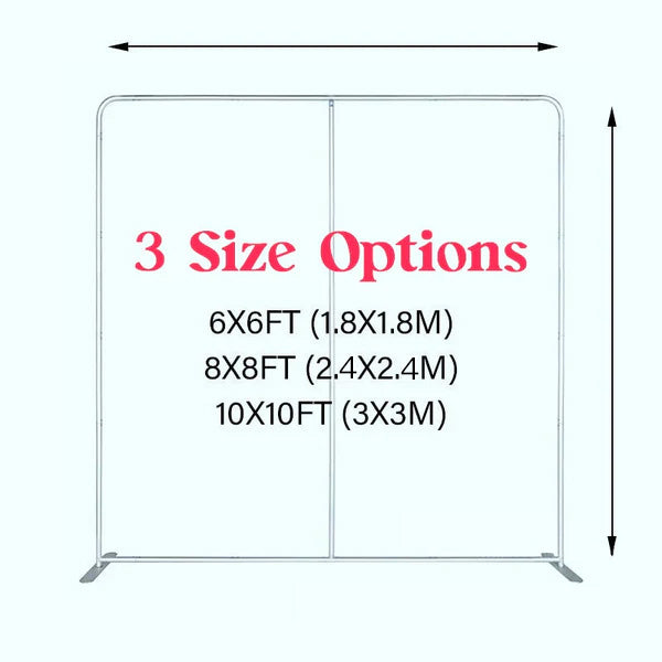 Square Backdrops Snowy Forest White Pathway Winter Backdrop TSGX-1070